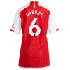 Maglia ufficiale Arsenal 2023-24 Gabriel 6 Casa per Donna